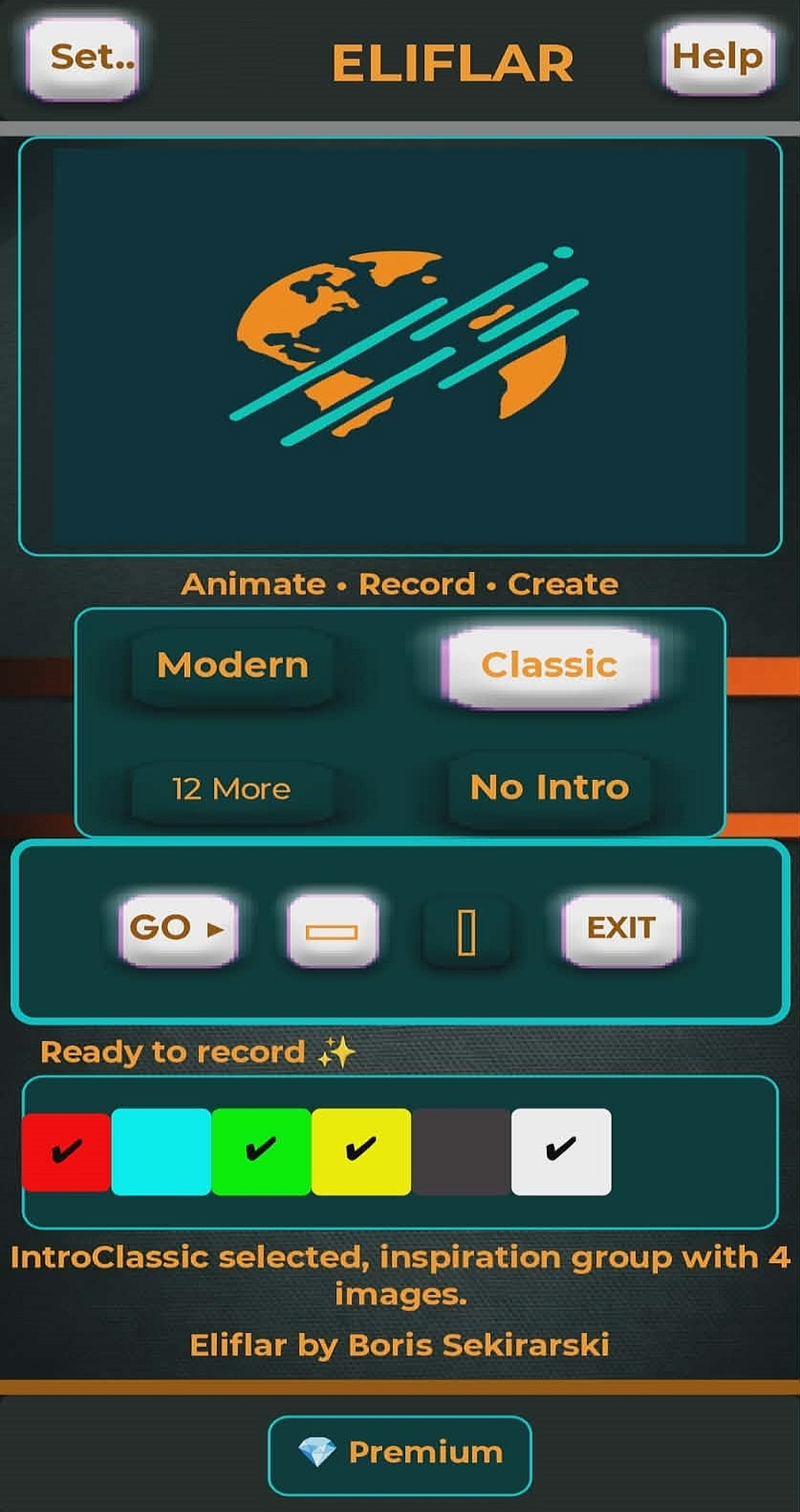 Eliflar App Interface